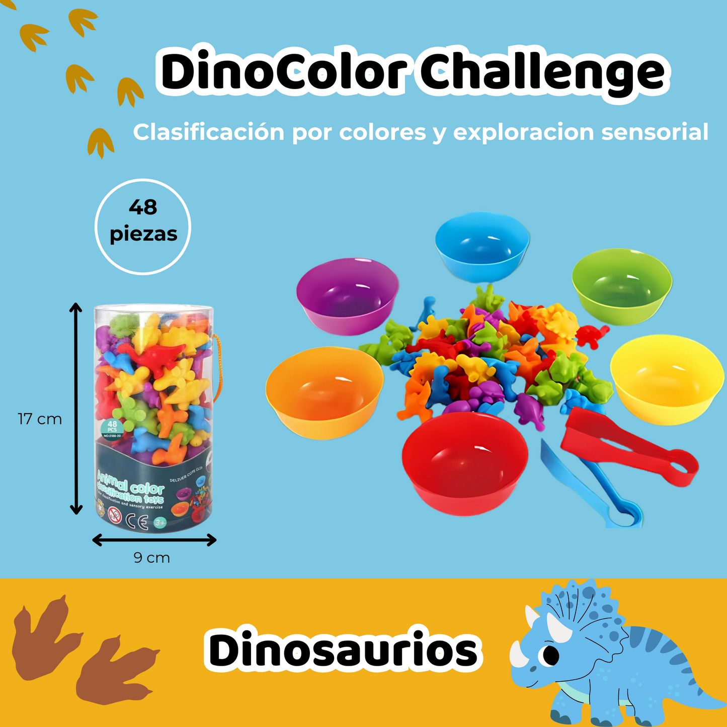 DINOCOLOR CHALLENGE - Montessori Material